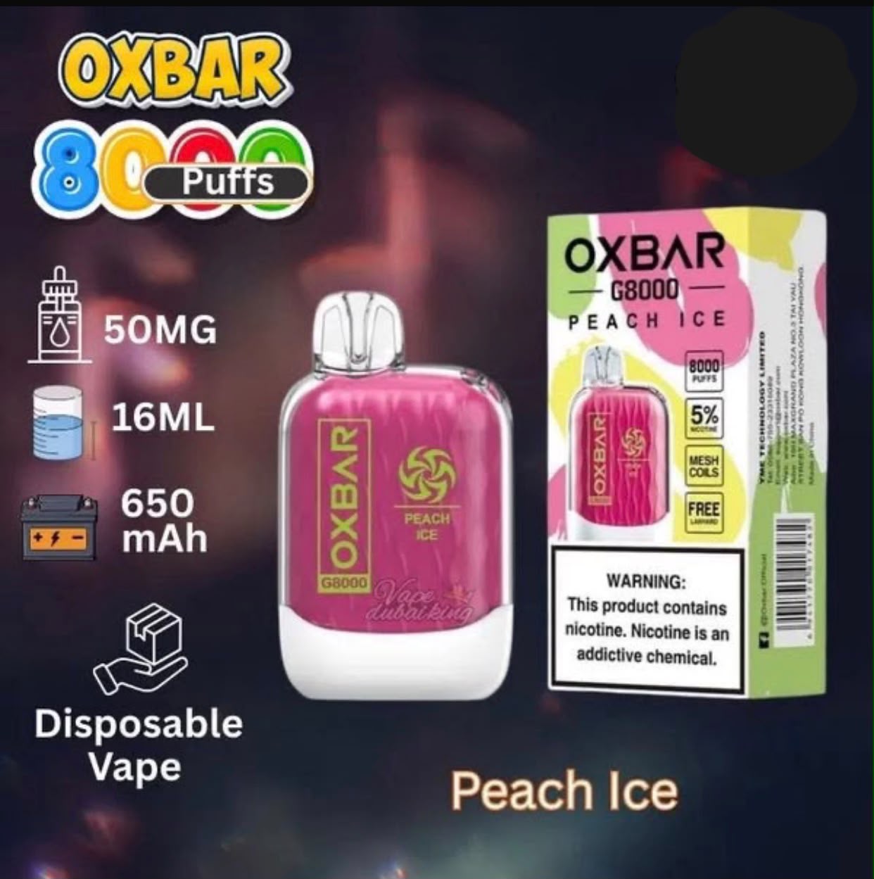 OXBAR G8000 Disposable Vape in Dubai | 8000 Puffs, AED 35 oxbar g8000 disposable vape in dubai and UAE